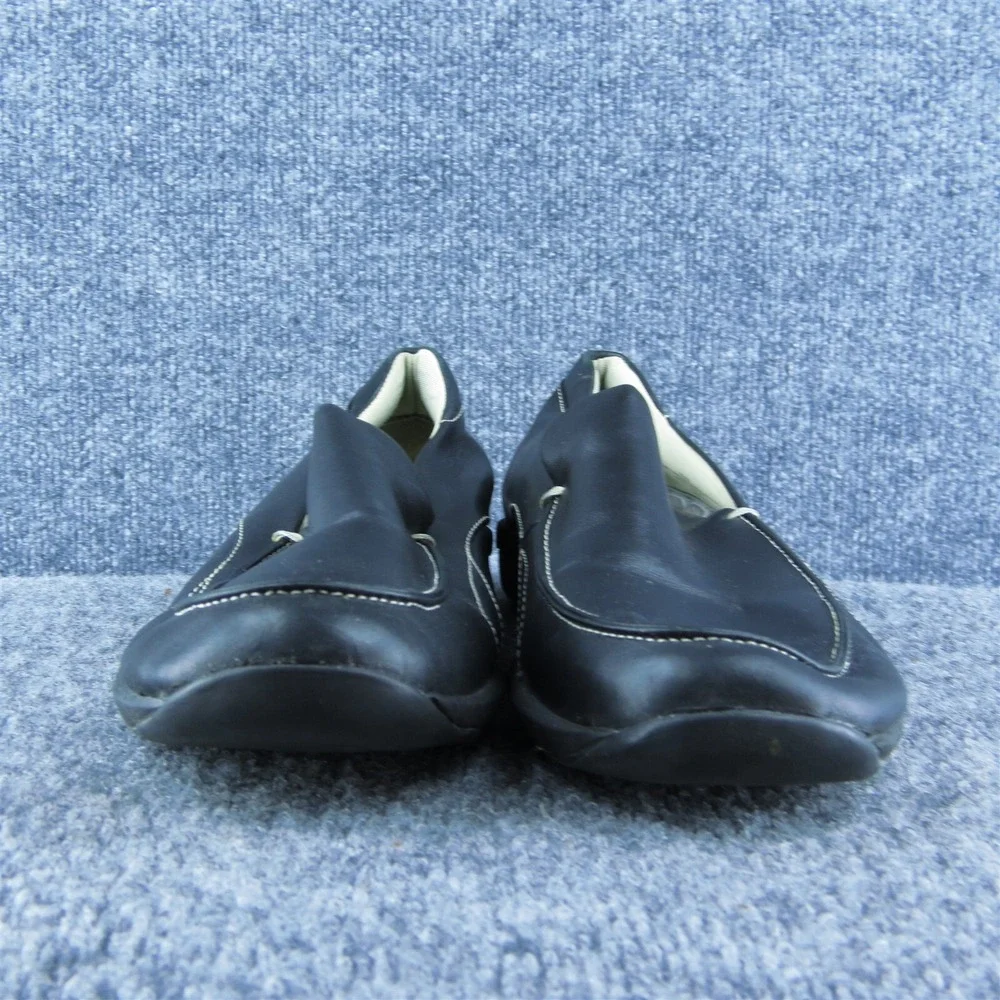 Liz Sport Remix‎ Women Loafer Shoes Black Leather Slip On Size 9.5 Medium